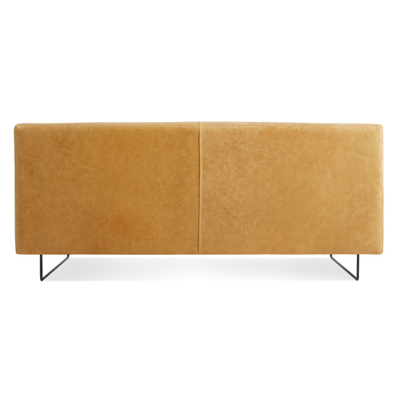 Bonnie And Clyde Sofa, Camel Genuine Leather