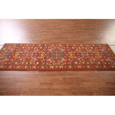 All-Over Traditional  Indian Runner Rug 3x8