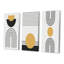 Creative Creative Designs in Retro Colors XV - Ensemble d'art moderne Mid-Century de 3 pièces-1786611752