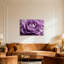 Plantes et fleurs, impression de motif floral rose mauve-1487949427
