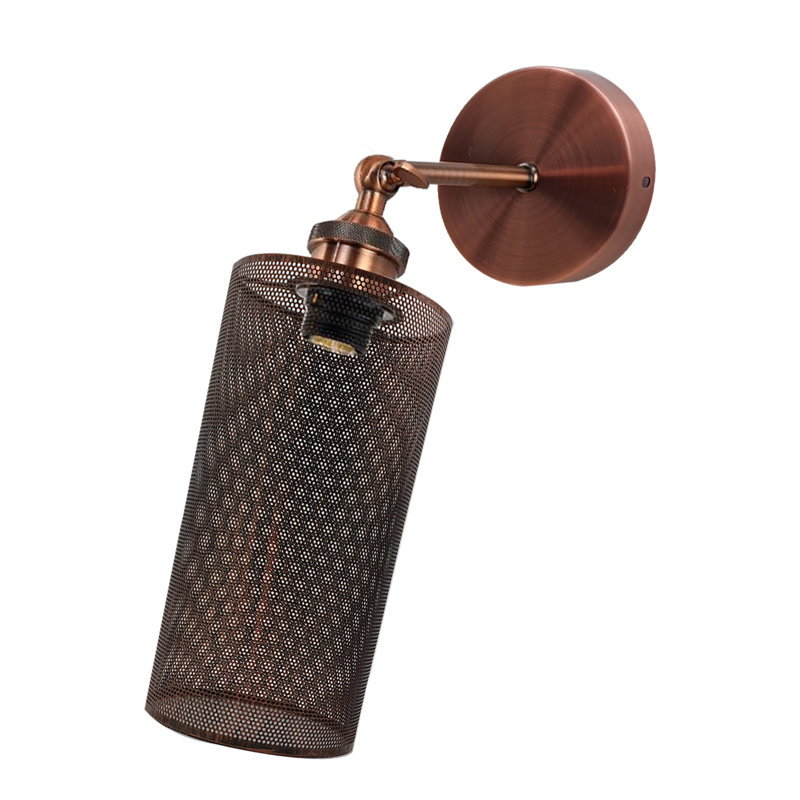 Bicknell Armed Sconce, Rustic Red