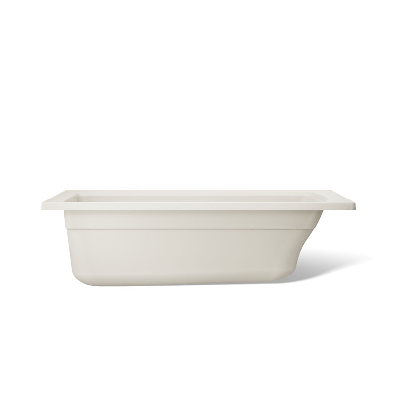 Archer Drop-In Bath with Reversible Drain, Biscuit