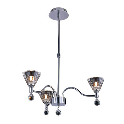 Dononvan 3 - Light Shaded Chandelier