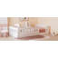 Lit plateforme en bois avec garde-corps-521032150