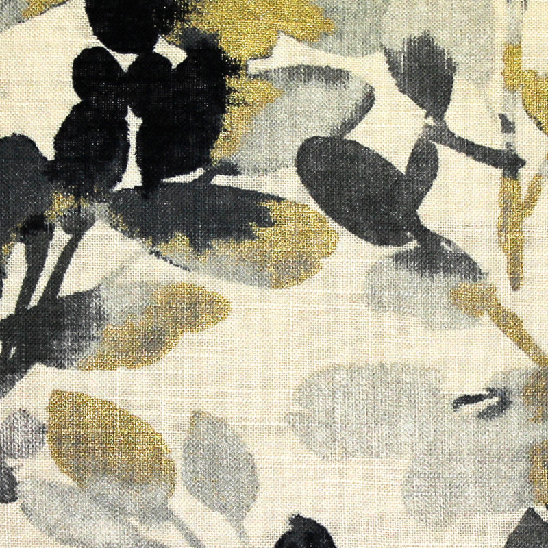 Coussin Leaf, Gris