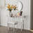 Urav Mirrored Glass Console Table