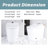 Smart Toilet 1.28 GPF Single Flush Toilet In Ceramic-111669925