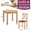 4 - Person Solid Oak Dining Set