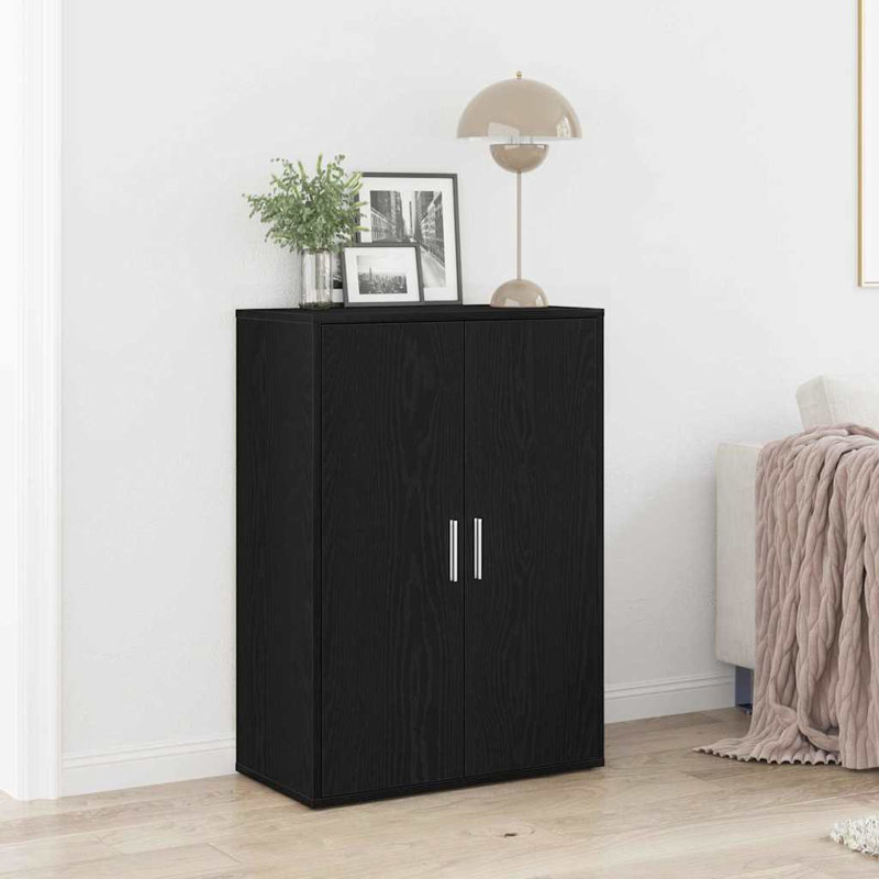60cm Sideboard, Black Oak
