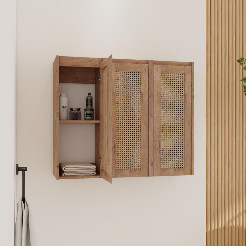 Olita Wall-Mounted Floating Bathroom Storage Cabinet