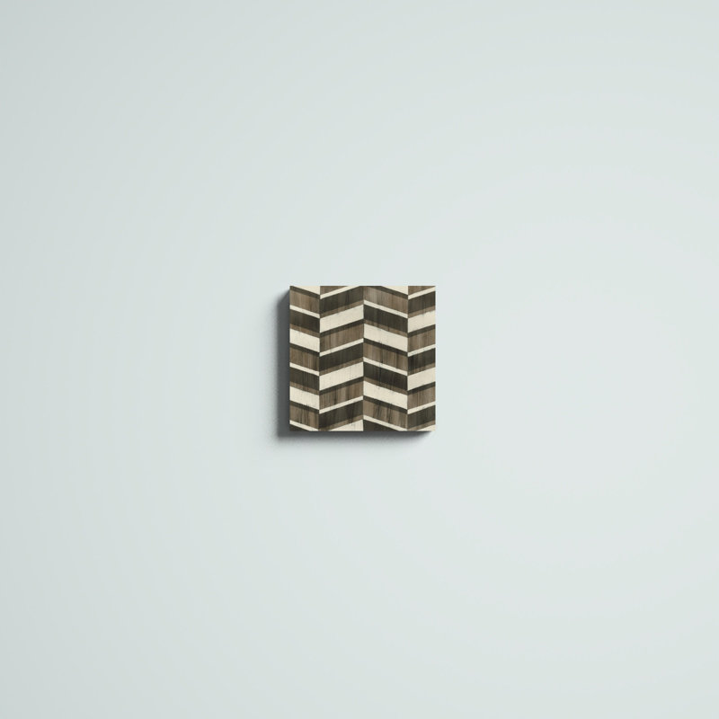 «Driftwood Geometric VII», impression sur toile, H 12 po x l 12 po
