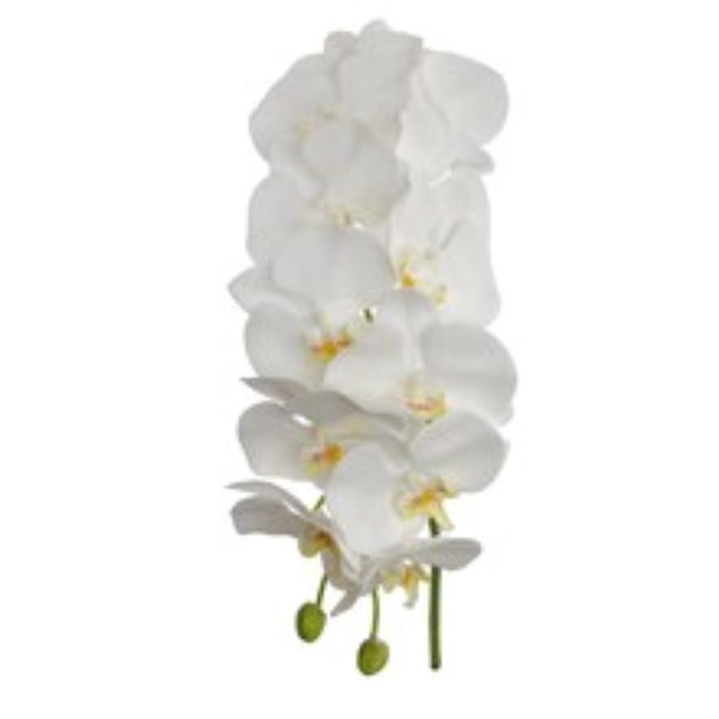 Arrangement floral orchidée en soie