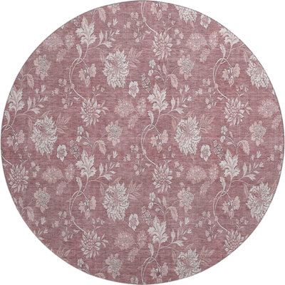 Premium Machine Washable Prisco Blush Rug