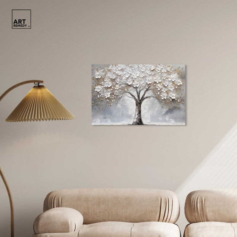 Branchborne Elegance Colorful Tree Wrapped Canvas Art, 30" x 20"