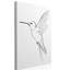 60*40，Canvas Wall Art Framed Painting Minimalist Black And White Bird Wall Decor Artwork Print Poster Elegant.-1128950806