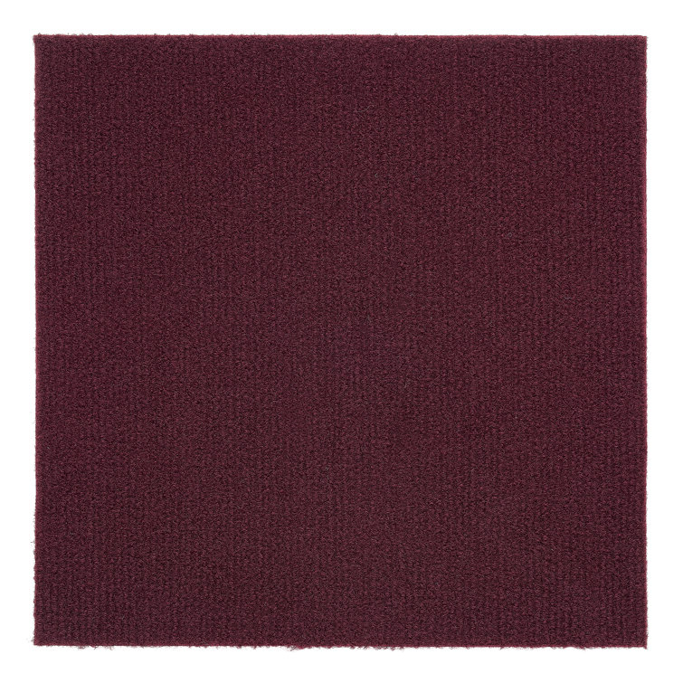 Nexus 12'' W x 12'' L Level Loop Adhesive, Peel & Stick Polyester Carpet Tile