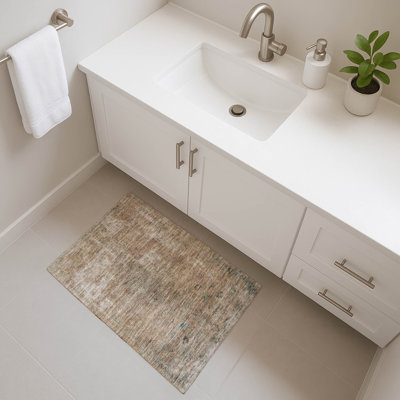 Premium Machine Washable Marasco AMF1629 Global Rug