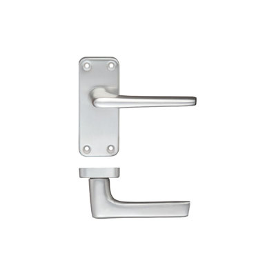 Contract Aluminium Lever On Latch Backplate