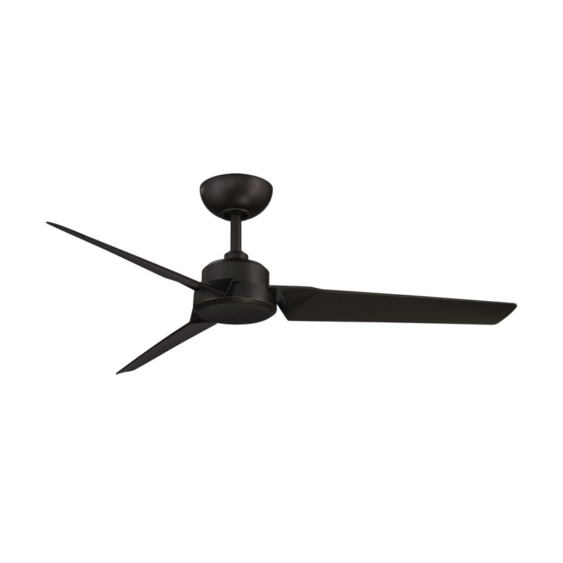 Ventilateur de plafond intelligent à 3 pales Roboto pour l'intérieur et l'extérieur avec télécommande incluse, fonctionne avec Alexa et l'application pour Android
