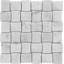 1.6 x 1.9 Marble Basketweave Mosaic Tile-58255615