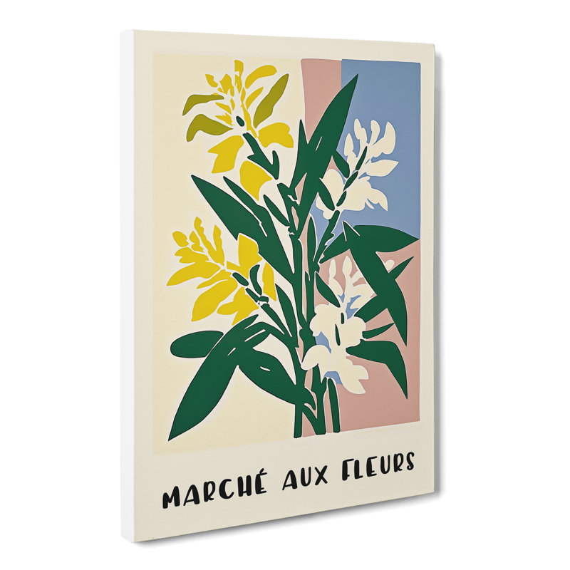 XMKTMKT-342 French Flower Market Exhibition No.9 - Wrapped Canvas Print, 50cm H x 35cm W x 3cm D