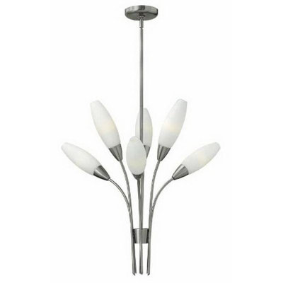 Lustree linéaire 6 lumières spoutnik modern Aumiller