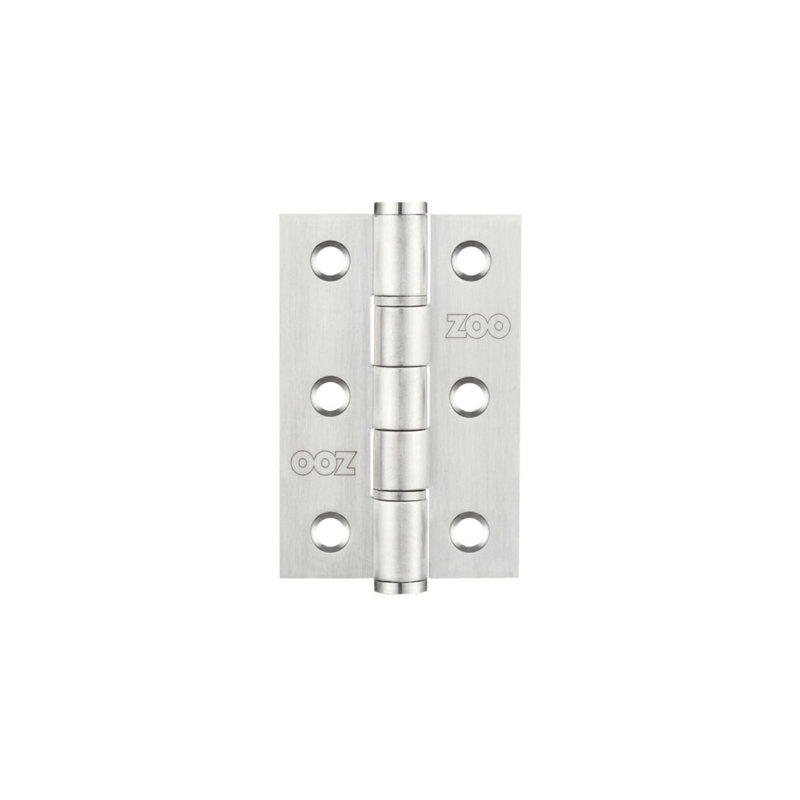 10.2cm H x 5.1cm W Single Door Hinge