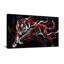 Animaux, tigre rouge, blanc, noir, reproduction d'art sur toile-408771153