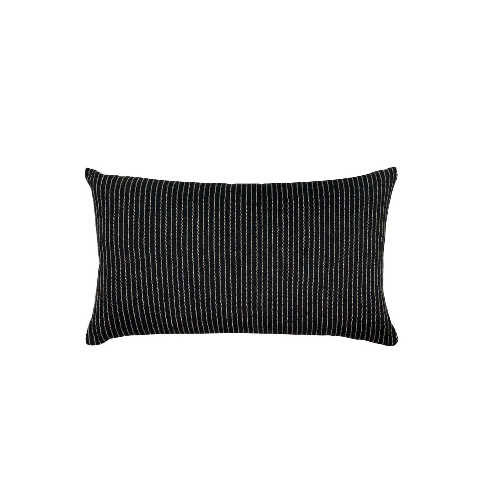Calhoun 100% Cotton Lumbar Rectangular Pillow Cover, Black
