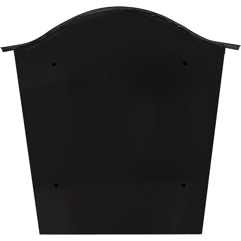 Vic Iron Wall Mounted Post Box, Black