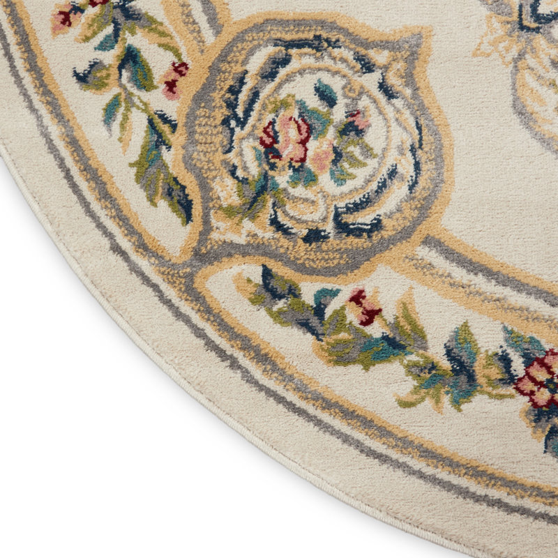 Weccacoe Oriental Indoor Rug, Rectangle 3'3" x 5'3"