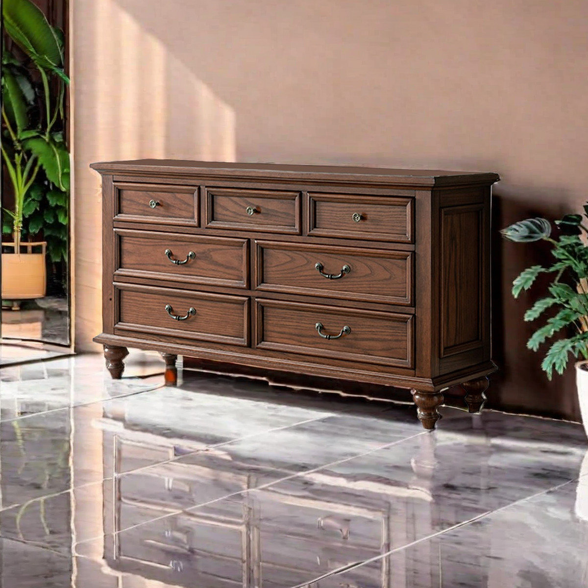 Giada - Solid Wood And Veneer Chest