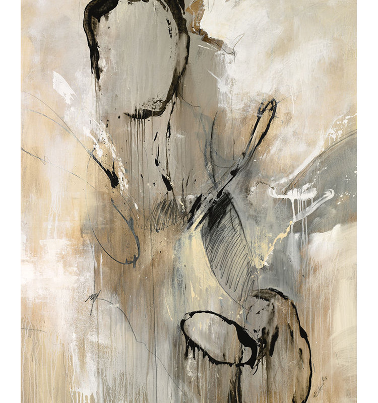Graffiti - peinture sur toile tendue, Extérieur, H 56 po x l 47 po x P 1,5 po