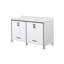 Meuble-lavabo double avec plateau en marbre de culture-515252965