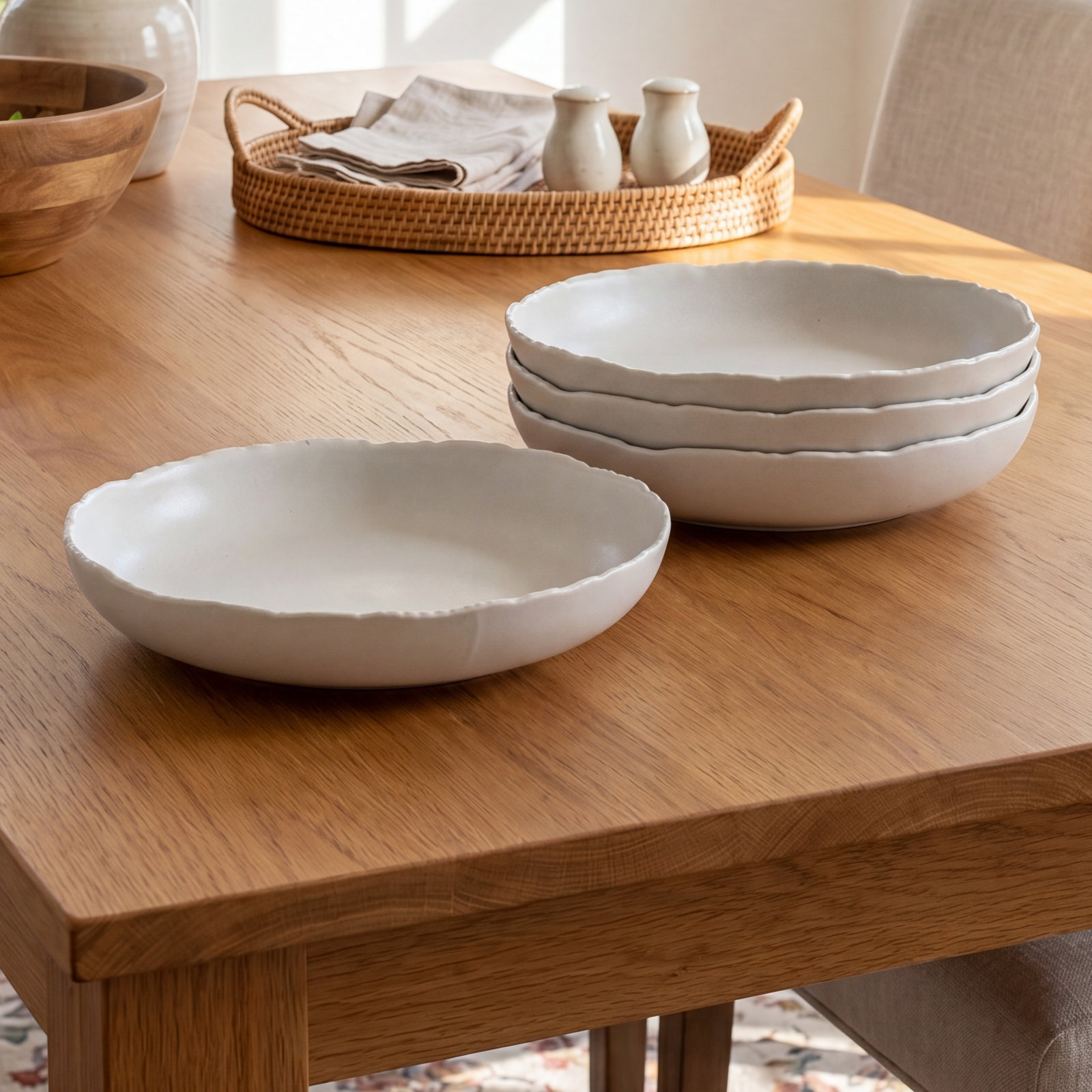 Rubin 36 oz. Pasta Bowl, Beige
