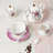 DNGJU 30.4oz. Floral Teapot Set