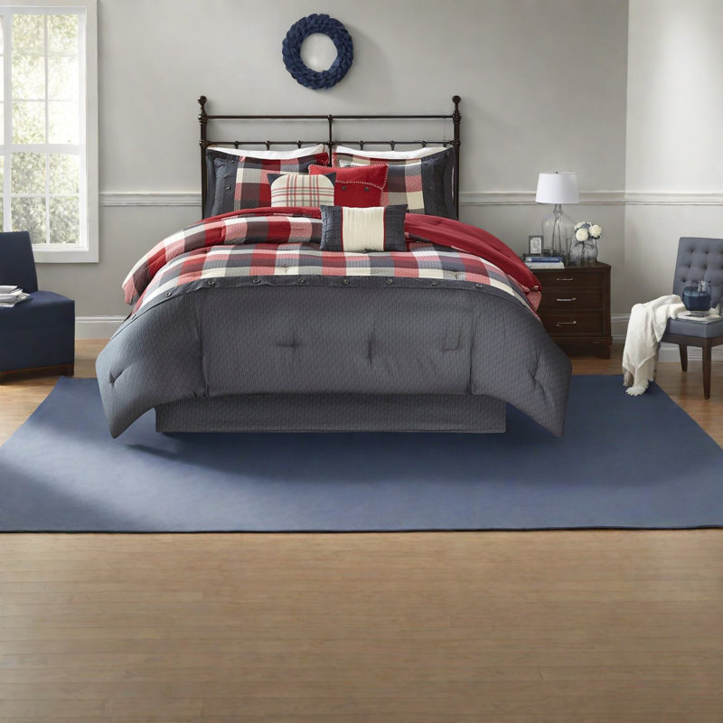 Ensembles de literie de ferme confortables, édredon en polyester 7 pièces pour la maison