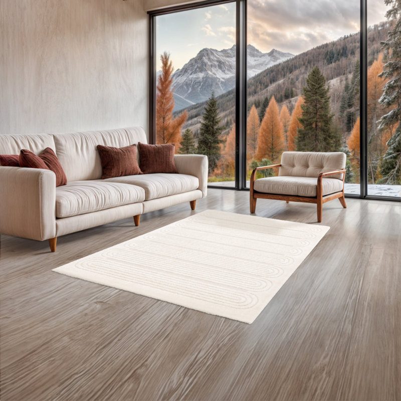 Geometric Area Rug, Rectangle 170 x 200 cm