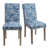 Blue Paisley Damask