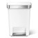 simplehuman 45 liter / 12 gallon rectangular kitchen step trash can with soft-close lid, plastic
