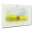 Lone Tree In A Yellow Meadow In Abstract - Wrapped Canvas-55312480