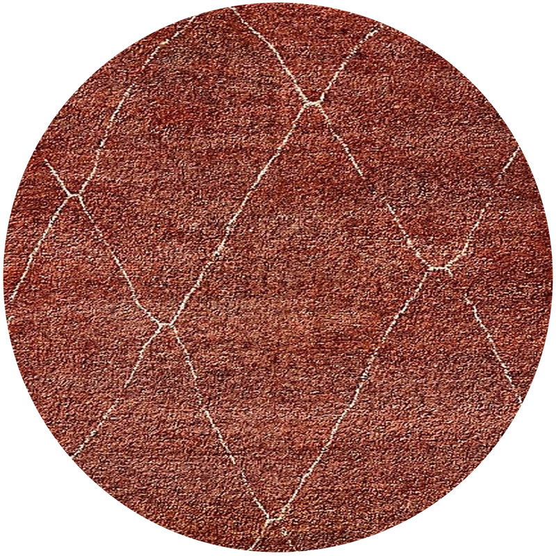 Moroccan Indoor Rug, Round 4'