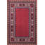 Tapis décoratif rétro bourgogne traditionnel lavable à la machine-490712848