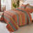  100% Cotton Percale Quilt Set Reversible Bedding Set-1007683431