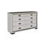 Commode blanche et noire Isaiah