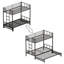 Space-saving Metal Modern Bedroom Bunk Bed