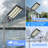 Home Outdoor Led Street Light  (set Of 2)  With Solar Panels Dusk To Dawn With Motion Sensor Remote Control 4800w 480000 Lumens Waterproof For Parking Lots Backyard