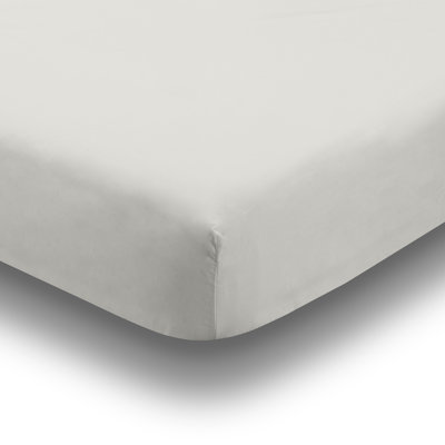 Drap-housse 100% coton percale 400 fils Elegante