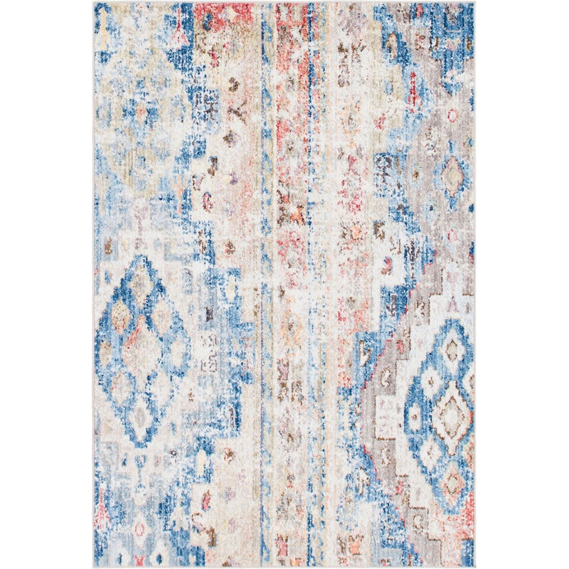 Geometric Indoor Rug, Rectangle 9' x 12'