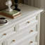 Buffet décoratif blanc en bois massif-829337814